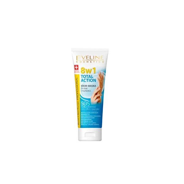EVELINE 8w1 Total Action krem-maska do rąk i paznokci 75ml