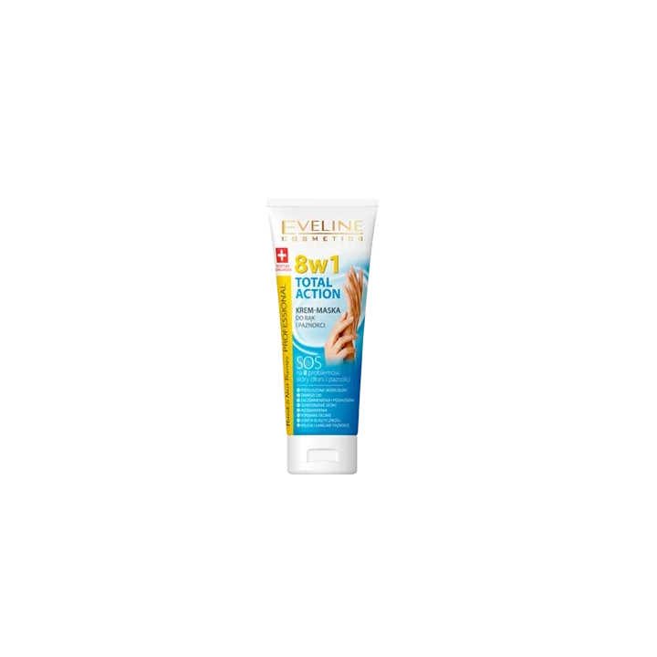 EVELINE 8w1 Total Action krem-maska do rąk i paznokci 75ml