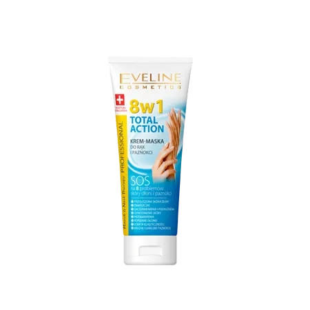 EVELINE 8w1 Total Action krem-maska do rąk i paznokci 75ml