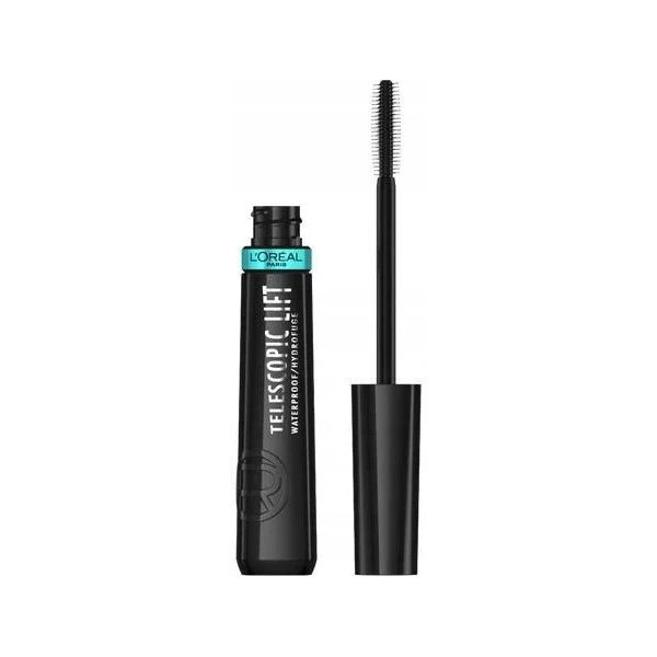 LOREAL Telescopic Lift maskara do rzęs wydłużająca Black WTP 9,9ml