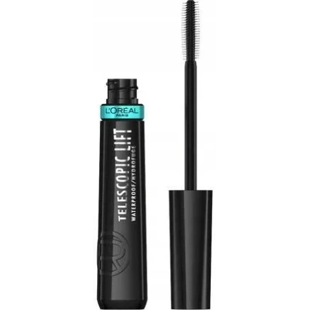 LOREAL Telescopic Lift maskara do rzęs wydłużająca Black WTP 9,9ml