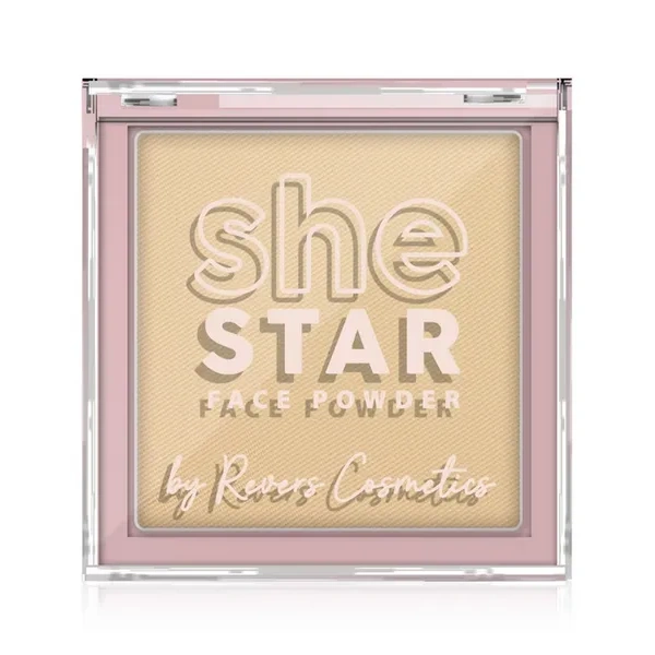 REVERS She Star prasowany puder do twarzy 02 10g