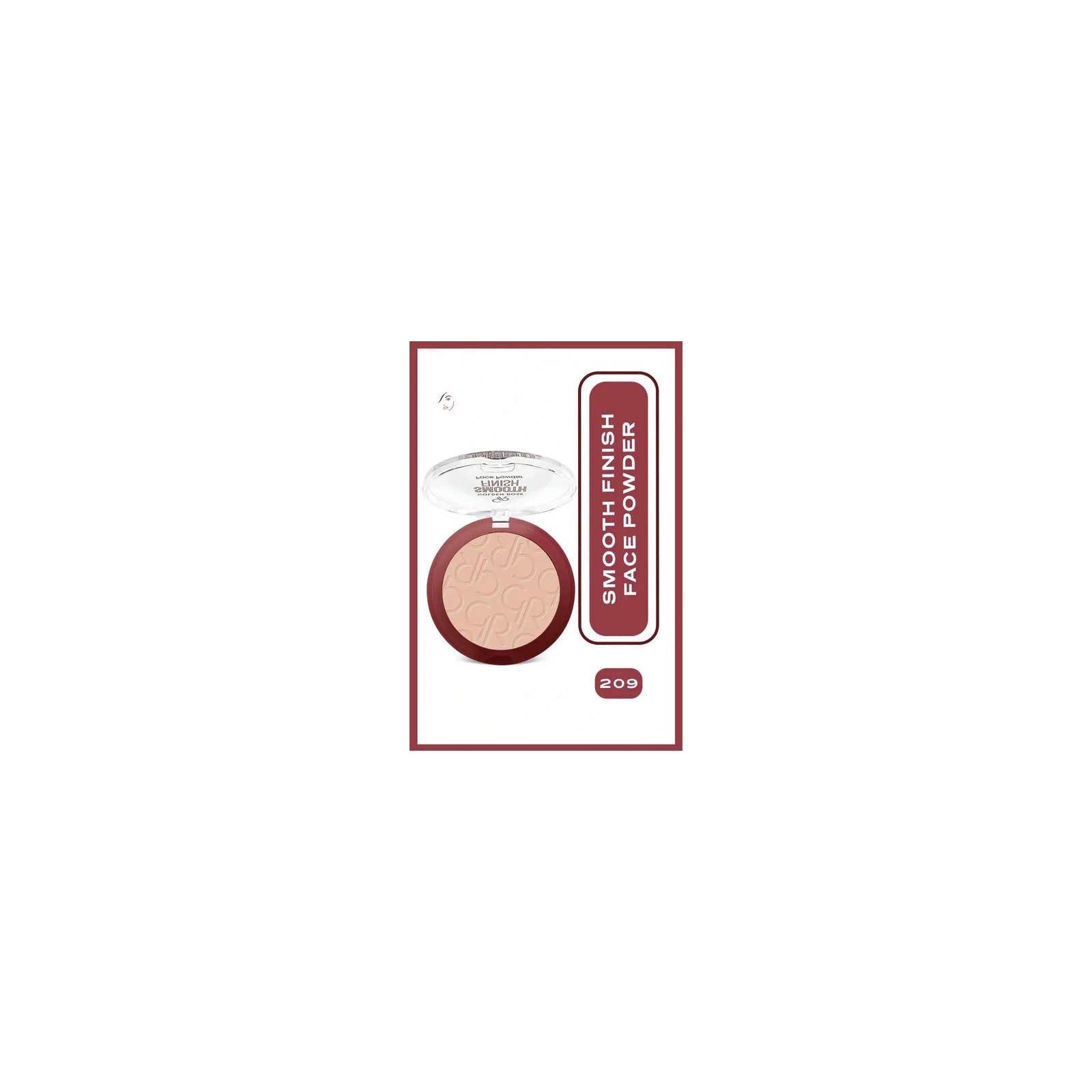 GOLDEN ROSE Smooth Finish Face Powder wygładzający puder do twarzy 209 12g