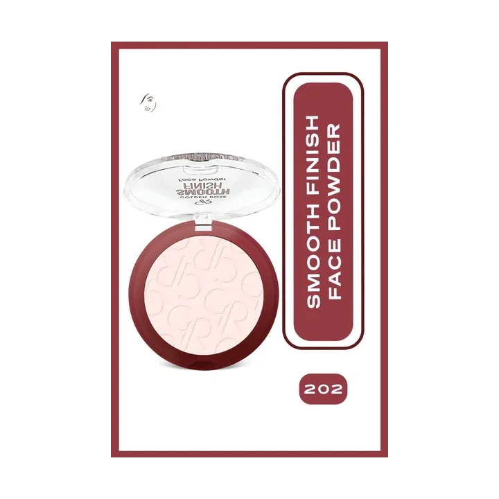GOLDEN ROSE Smooth Finish Face Powder wygładzający puder do twarzy 202 12g