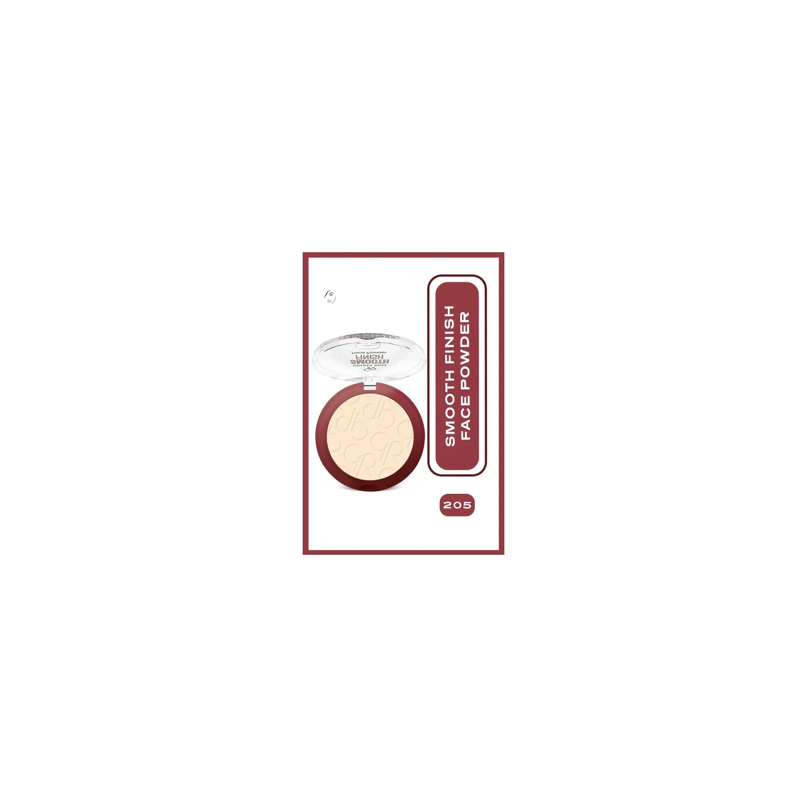 GOLDEN ROSE Smooth Finish Face Powder wygładzający puder do twarzy 205 12g