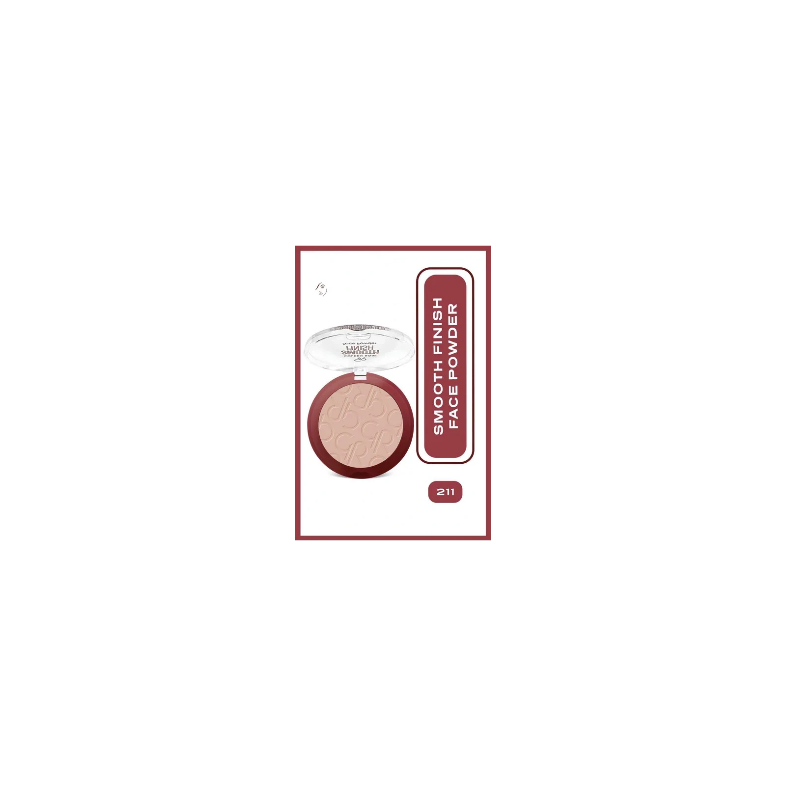 GOLDEN ROSE Smooth Finish Face Powder wygładzający puder do twarzy 211 12g