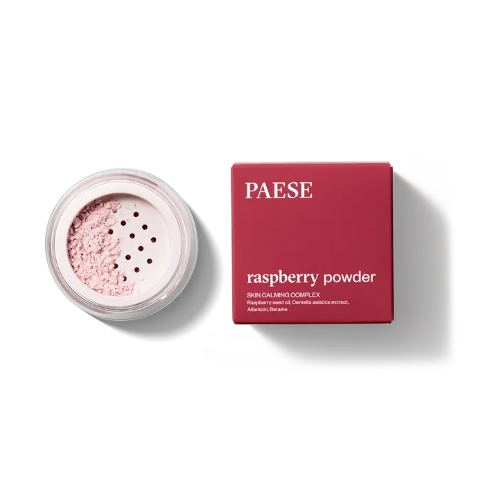 PAESE Malinowy puder do twarzy matujący 6g