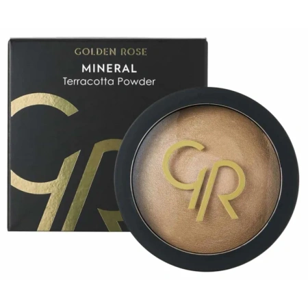 GOLDEN ROSE Mineral Terrabaked wypiekany puder do twarzy 04 Natural Rose 12g