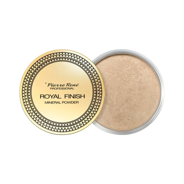 PIERRE RENE Royal Finish puder do twarzy sypki mineralny matowy 6g 