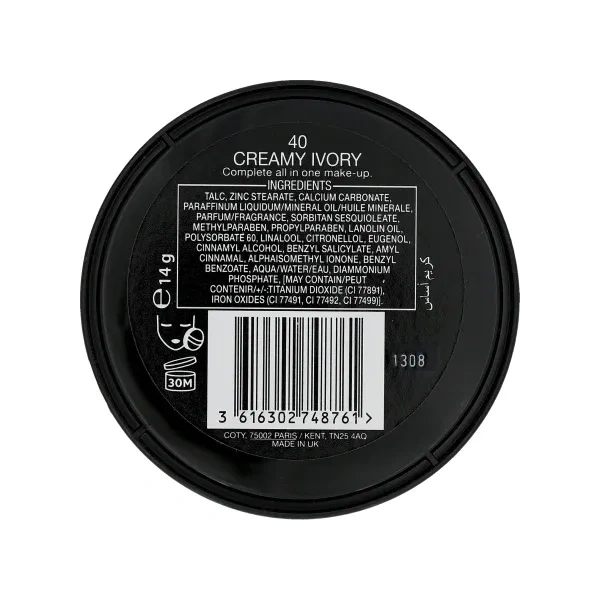 MAX FACTOR Creme Puff puder do twarzy prasowany 40 Creamy Ivory 14g 