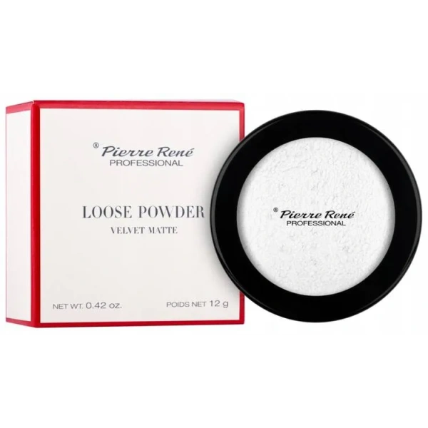 PIERRE RENE Velvet Matte Loose Powder puder sypki 12g 