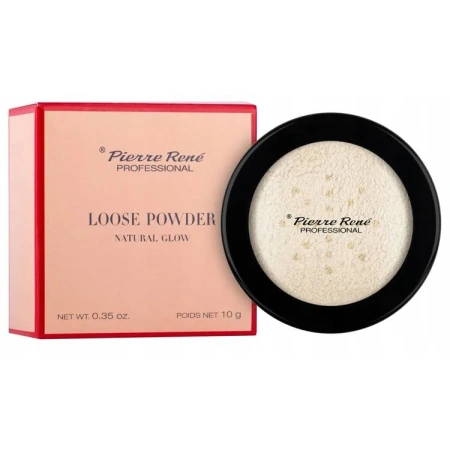 PIERRE RENE Natural Glow Loose Powder puder sypki Natural 10g 