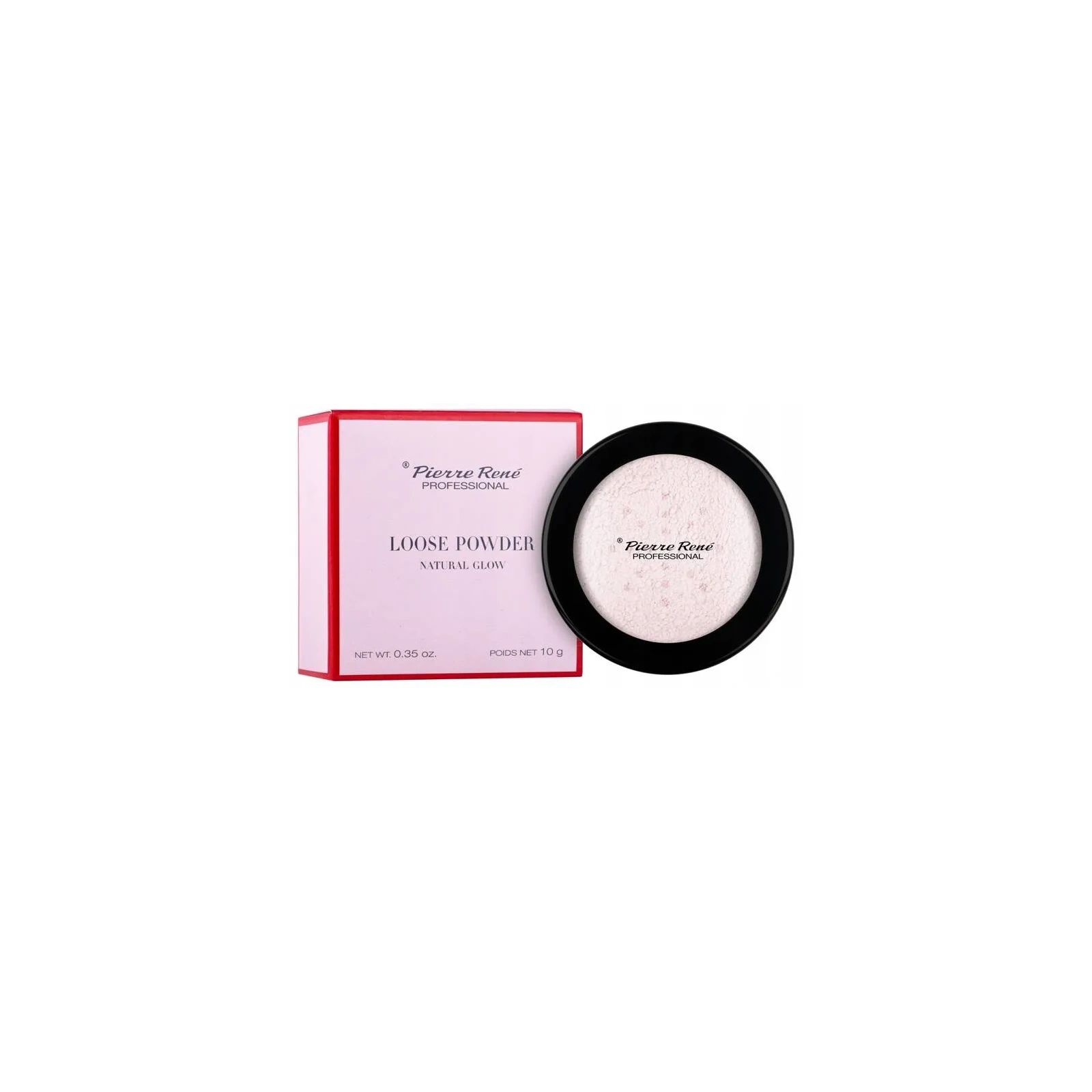 PIERRE RENE Natural Glow Loose Powder puder sypki Pink 10g