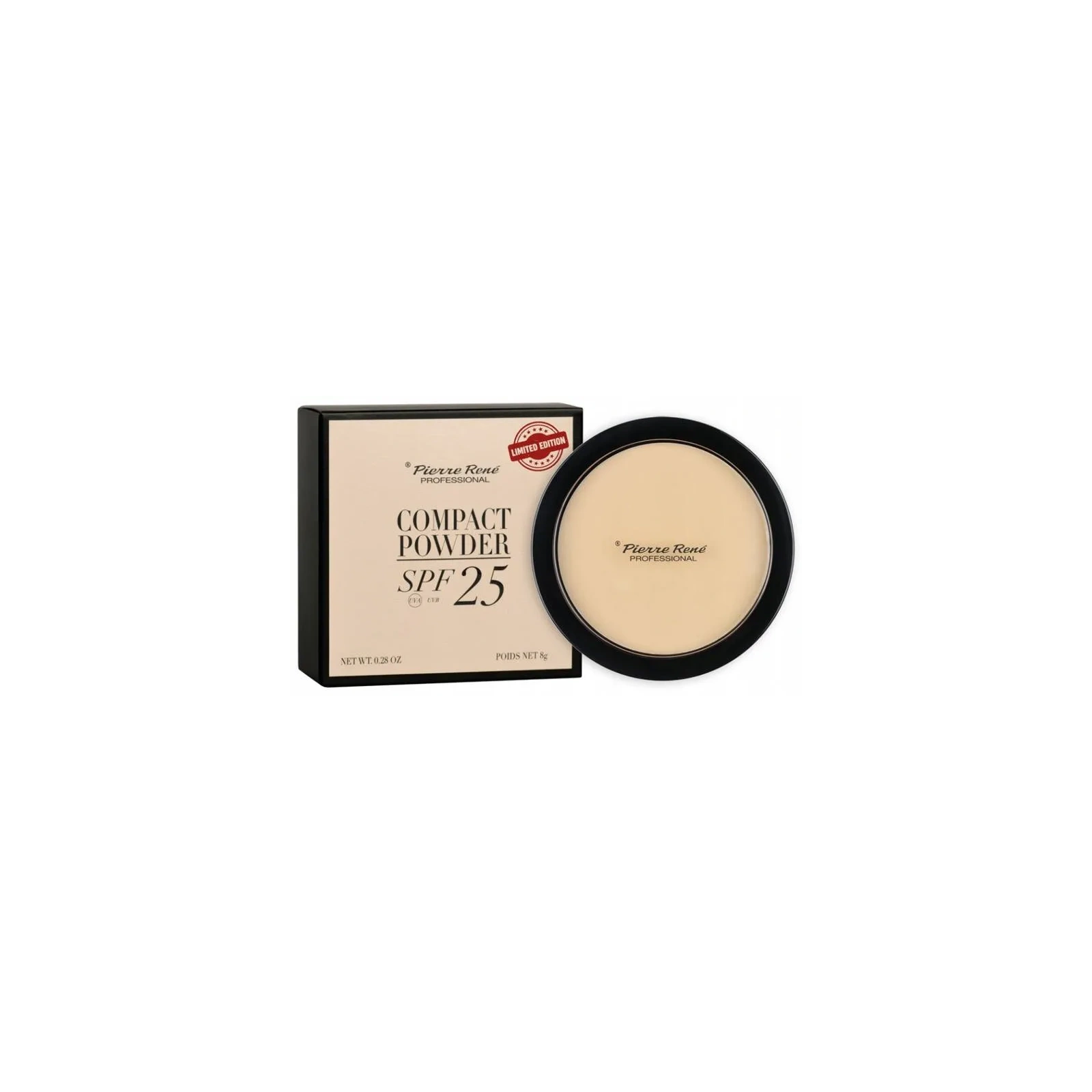PIERRE RENE Compact Powder puder w kamieniu 101 8g