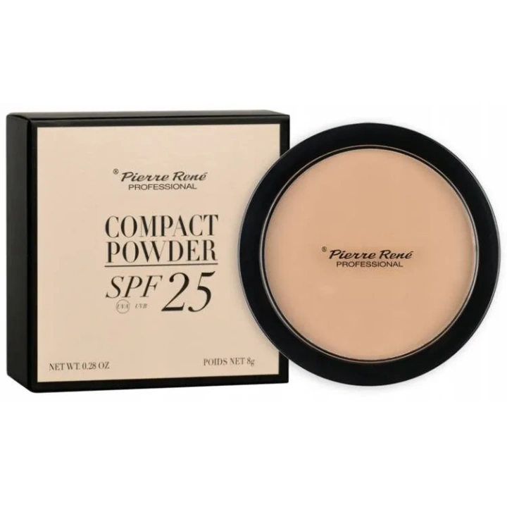 PIERRE RENE Compact Powder puder w kamieniu 03 8g