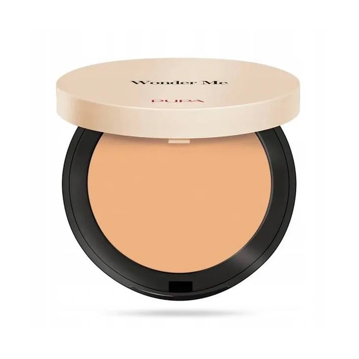 PUPA Wonder Me puder do twarzy 030 Warm Beige 7,5g