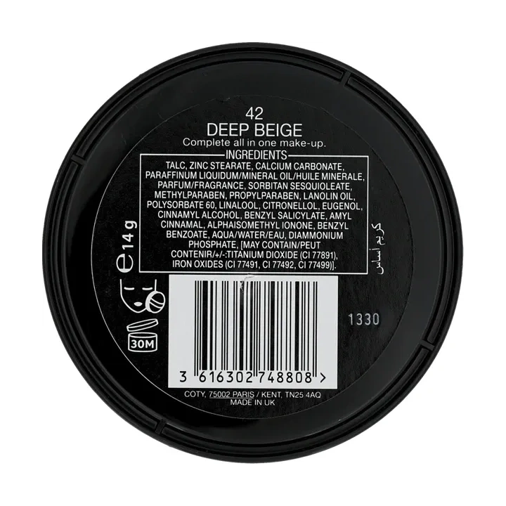 MAX FACTOR Creme Puff puder do twarzy prasowany 42 Deep Beige 14g 