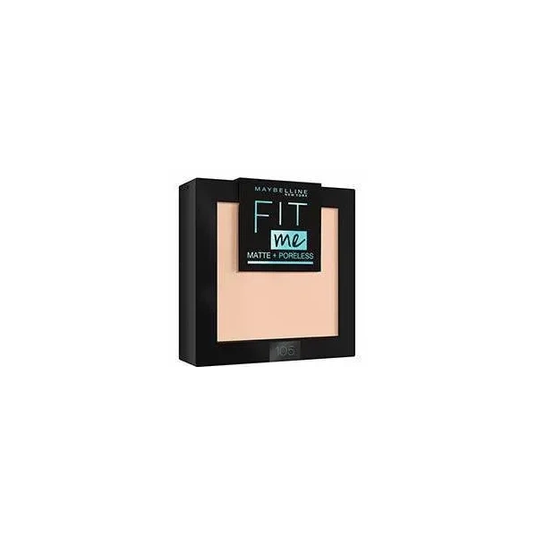 MAYBELLINE Fit Me Matte+Poreless puder 105 Natural Ivory 9g