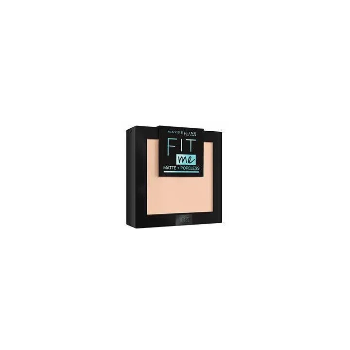 MAYBELLINE Fit Me Matte+Poreless puder 105 Natural Ivory 9g