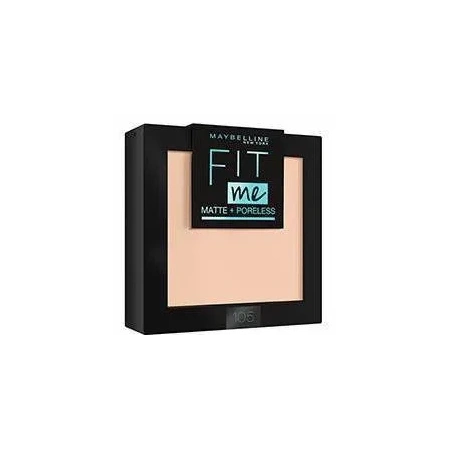 MAYBELLINE Fit Me Matte+Poreless puder 105 Natural Ivory 9g