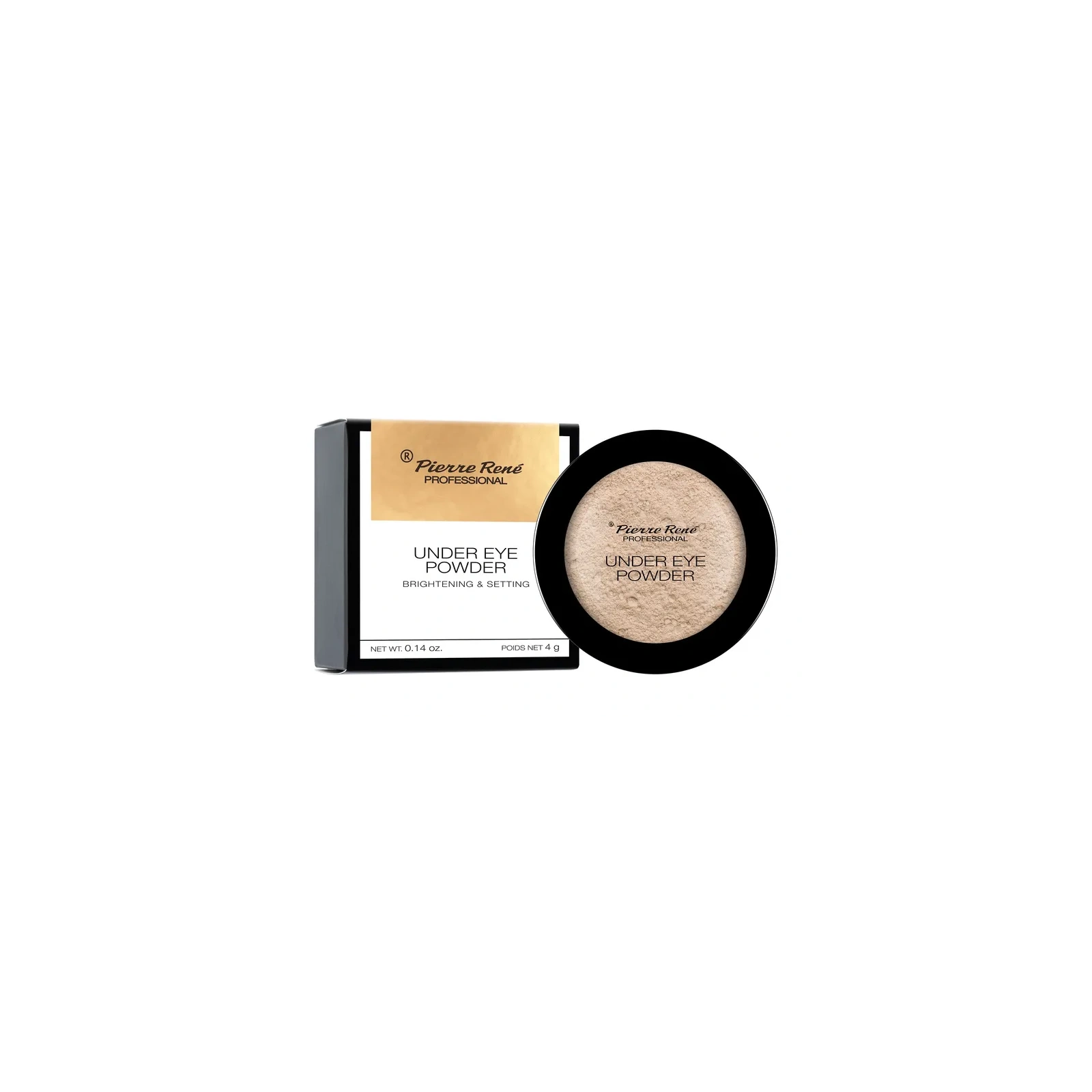 PIERRE RENE Under Eye Powder puder sypki pod oczy Rozświetlająco-Wygładzający 4g