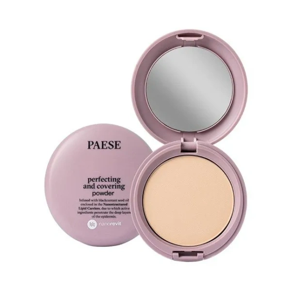 PAESE Nanorevit Perfecting And Covering puder 04 Warm Beige 9g
