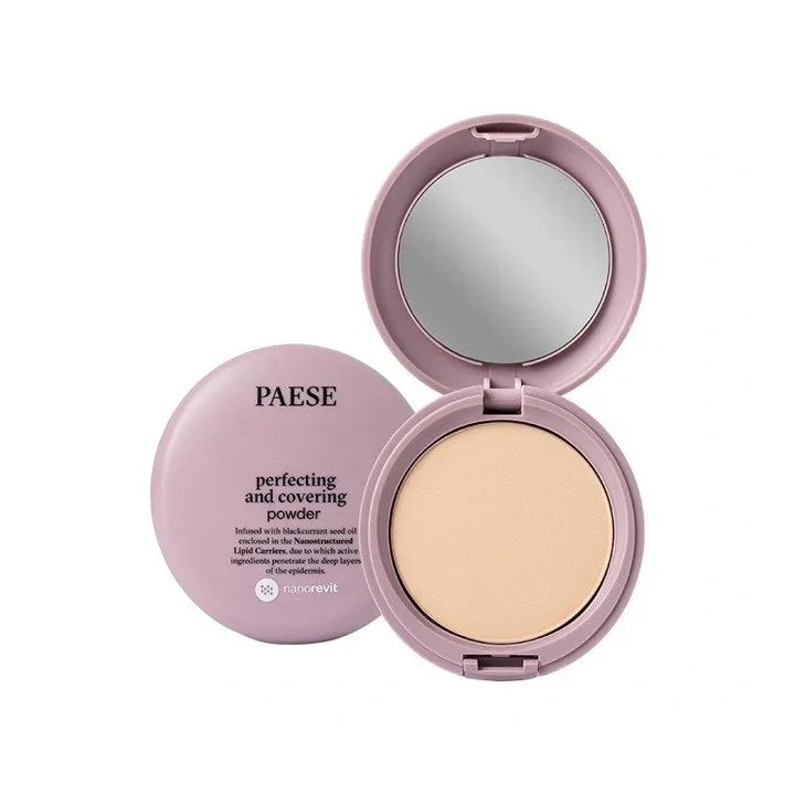 PAESE Nanorevit Perfecting And Covering puder 04 Warm Beige 9g