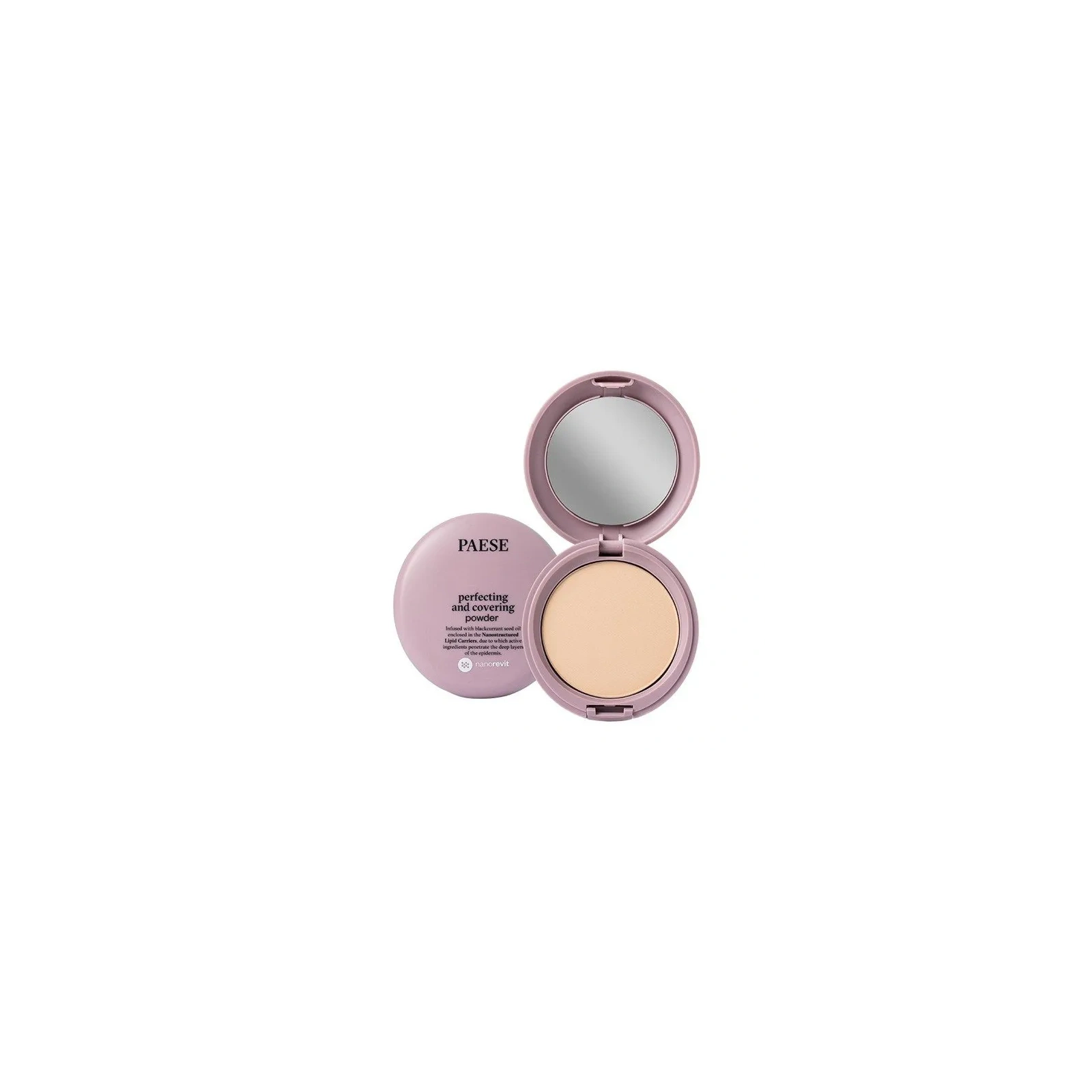 PAESE Nanorevit Perfecting And Covering puder 04 Warm Beige 9g