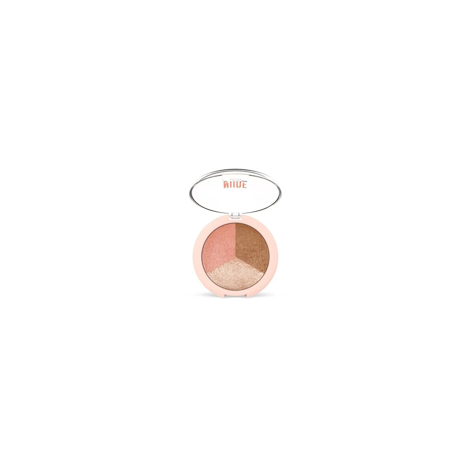 GOLDEN ROSE Nude Look wypiekany puder Baked Trio 19,5g