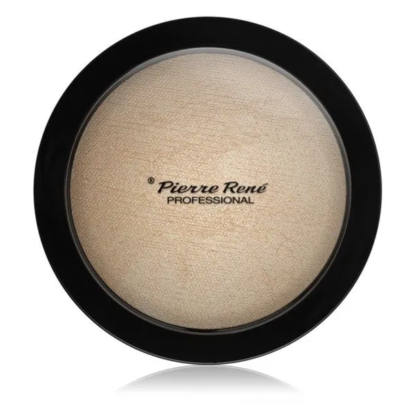 PIERRE RENE rozświetlający puder 01 Glazy Look 12g