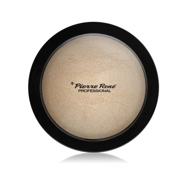 PIERRE RENE rozświetlający puder 01 Glazy Look 12g