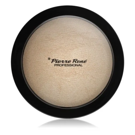 PIERRE RENE rozświetlający puder 01 Glazy Look 12g