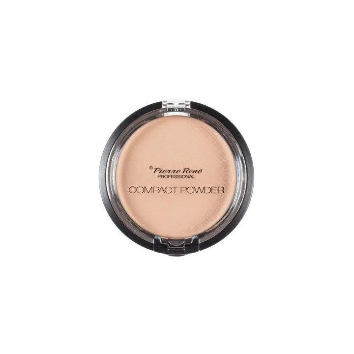PIERRE RENE Compact puder prasowany 06 Natural Brozne 8g