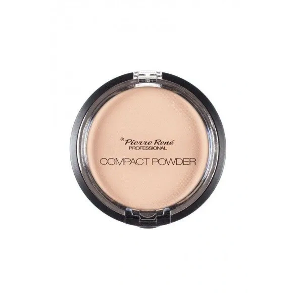 PIERRE RENE Compact puder prasowany 03 Transparent 8g