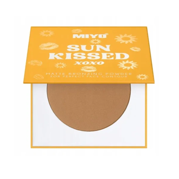 MIYO Sun Kissed Matte Bronzing Powder matowy puder brązujący 01 Warm Bronze 10g