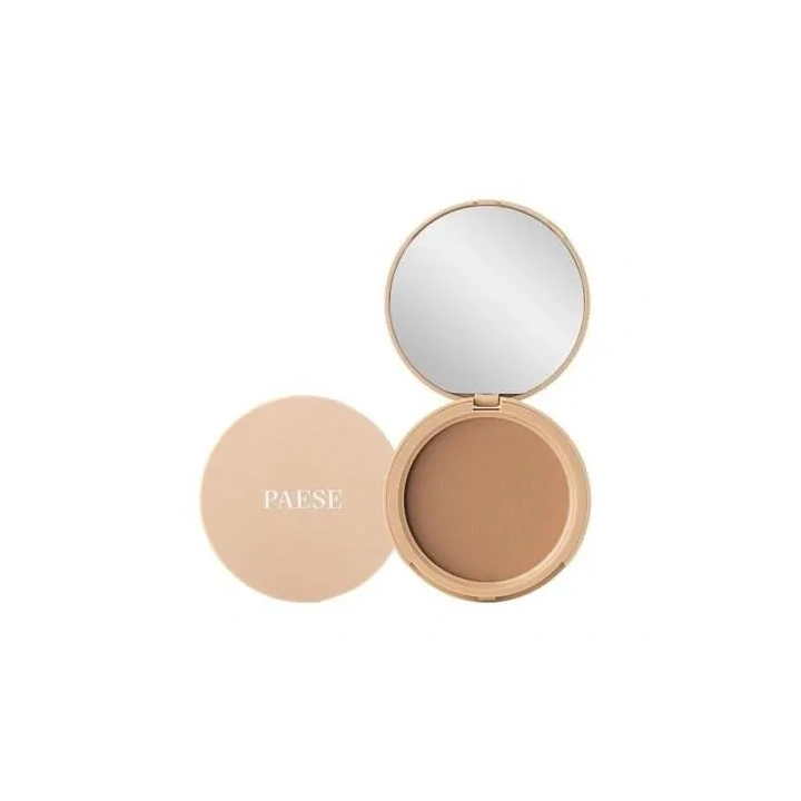 PAESE Illuminating puder rozświetlająco kryjący 4C Opalony 9g