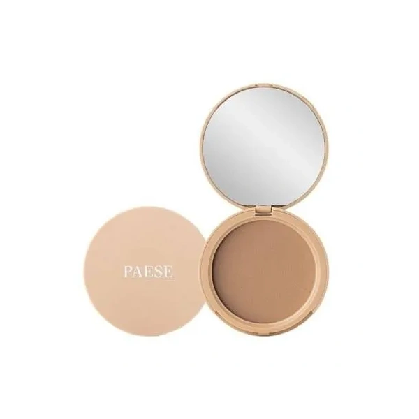 PAESE Illuminating puder rozświetlająco kryjący 3C Złoty Beż 9g