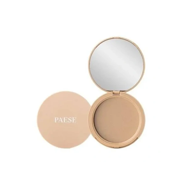 PAESE Illuminating puder rozświetlająco kryjący 1C Ciepły Beż 9g