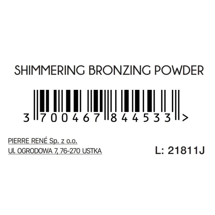 PIERRE RENE Bronzing Powder Shimmering puder brązująco rozświetlający 7,5g
