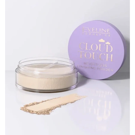 EVELINE Cloud Touch sypki puder utrwalający do twarzy satynowy mat 10g