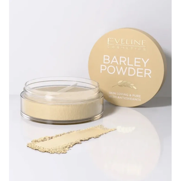 EVELINE Barley Powder sypki puder do twarzy wygładzający jęczmienny 8g