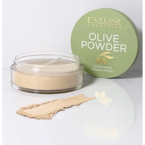 EVELINE Olive Powder sypki puder do twarzy satynowy 8g