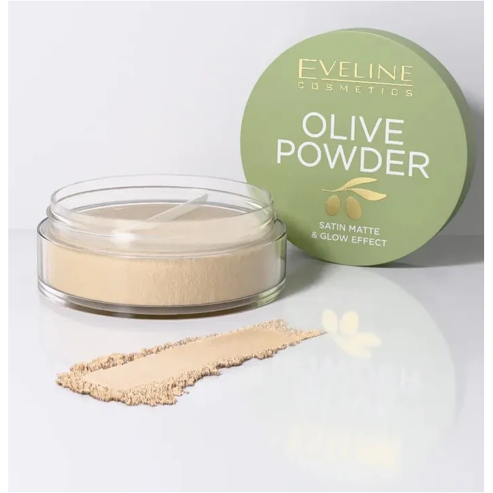 EVELINE Olive Powder sypki puder do twarzy satynowy 8g