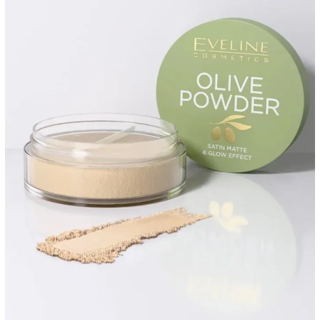 EVELINE Olive Powder sypki puder do twarzy satynowy 8g