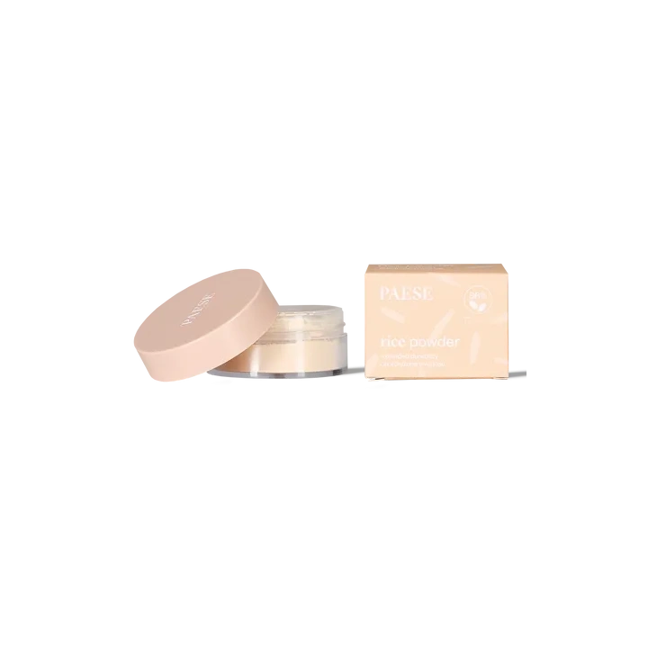 PAESE Rice Powder sypki puder ryżowy utrwalający Light Beige 10g