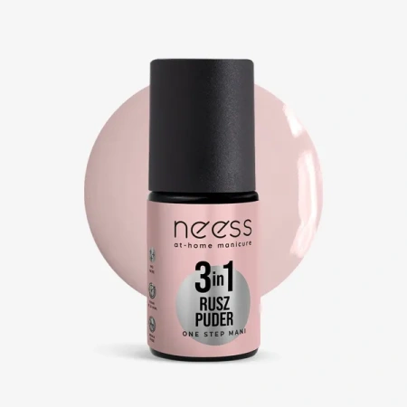 NEESS One Step Mani lakier hydrydowy 3w1 Rusz Puder