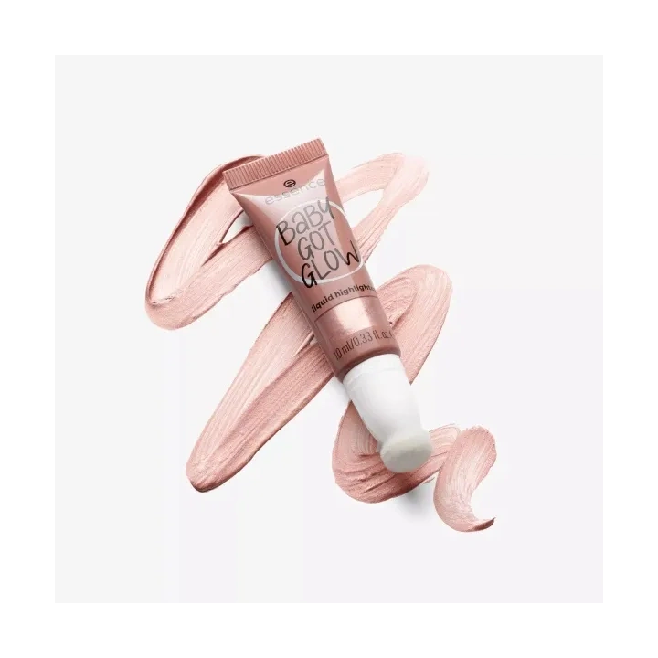 ESSENCE Baby Got Glow rozświetlacz do twarzy w płynie 20 Rose & Shine 10ml