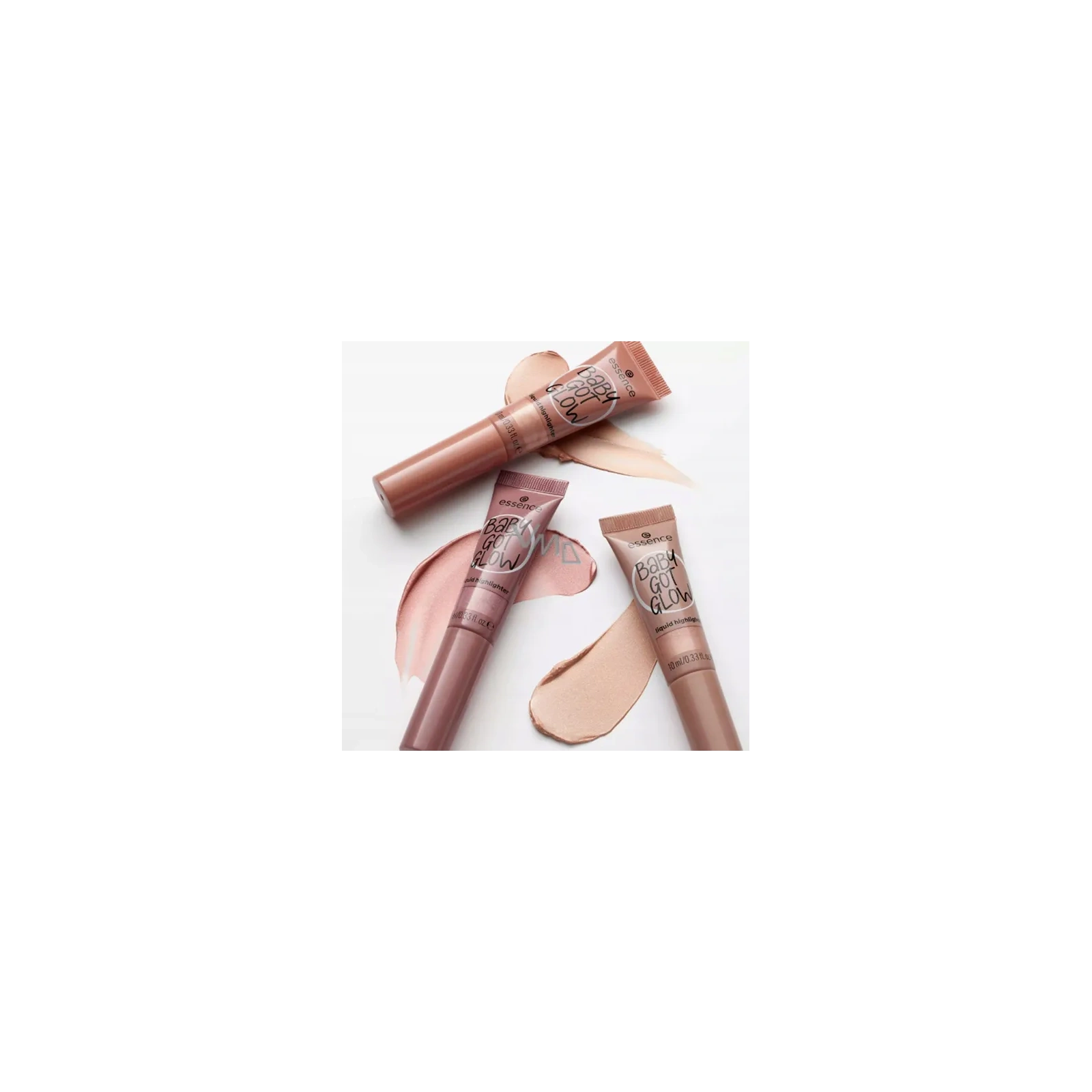 ESSENCE Baby Got Glow rozświetlacz do twarzy w płynie 20 Rose & Shine 10ml