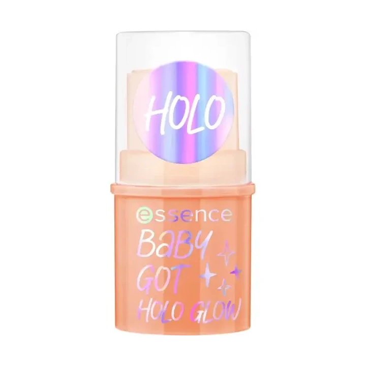 ESSENCE Baby Got Holo Glow rozświetlacz do twarzy w sztyfcie 10 Holy Apricotly 5g