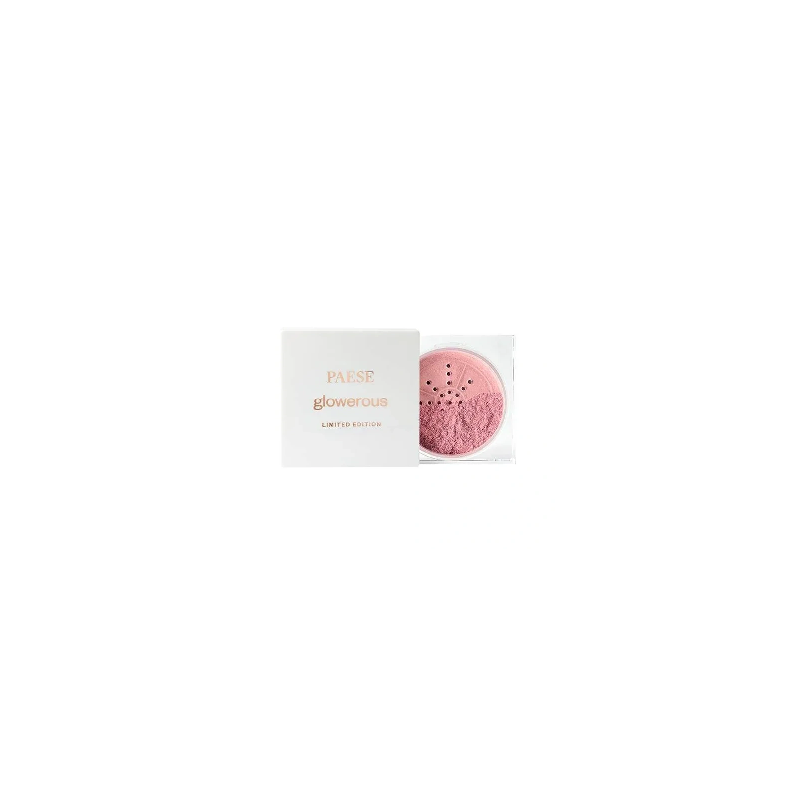 PAESE Glowerous Limited Edition sypki rozświetlacz 01 Rose 5g 